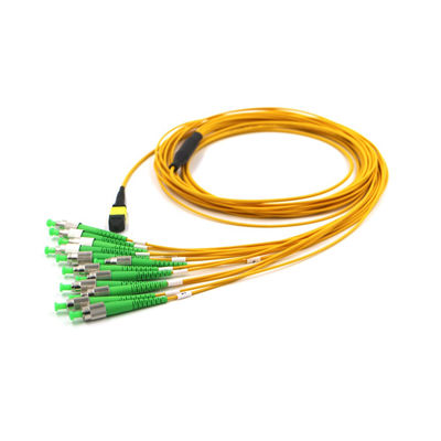 FC do MPO MTP G657A1 12 włókien Mpo Breakout Cable 0,3 dB Niska utrata wtrąceniowa