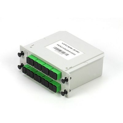 1 * 16 SC / APC SM G657A1 LGX Typ kasety światłowodowy rozdzielacz PLC w sieci