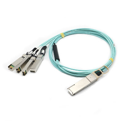 40G QSFP AOC 40G-2X10SFP + 1M 2M 3M 5M OM2 OM3 Aktywny kabel optyczny Fanout do centrum danych