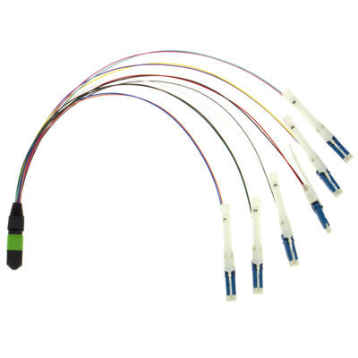 SM 8F 12F 24F LSZH MPO MTP CS światłowodowy kabel krosowy