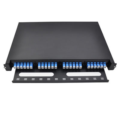 SC 24 porty 1U Panel światłowodowy do montażu w szafie serwerowej do szafy centrum danych