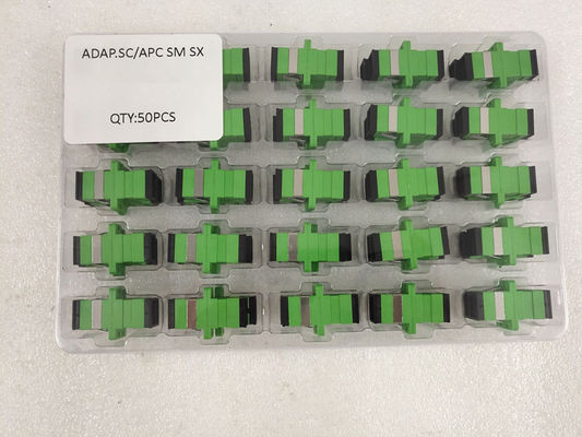 Adapter światłowodowy SC APC Simplex Green do skrzynki zaciskowej