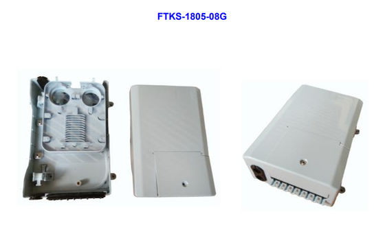 FTTH 8-portowa zewnętrzna skrzynka przyłączeniowa światłowodowa ABS + PC NAP do montażu na ścianie