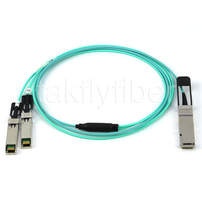 Kabel AOC 40G QSFP+ do 2*10G SFP+