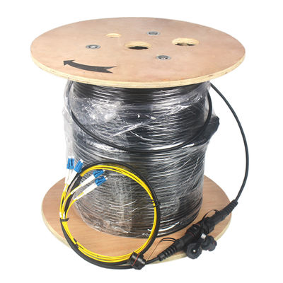 Zewnętrzny wodoodporny MPO/MTP - LC jednomodowy kabel światłowodowy Breakout