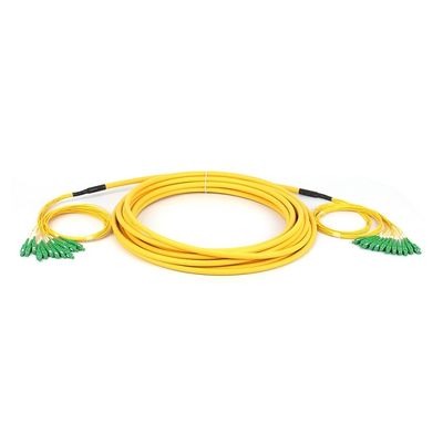 OS2 12-żyłowy kabel światłowodowy SC APC do SC APC Żółta kurtka LSZH