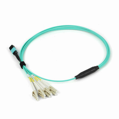 Kabel światłowodowy QSFP Breakout 100G MPO MTP 8-żyłowy OM4 50/125