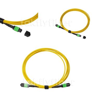 4/8/12/24 rdzeniowy kabel światłowodowy MPO do MPO ze standardową stratą SM