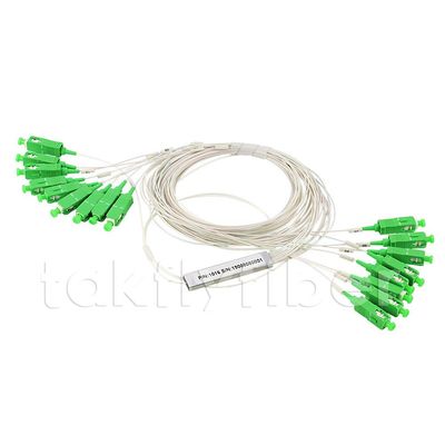Jednomodowy bezblokowy kabel 0,9 mm Rozdzielacz PLC 1x16 ze złączem SC
