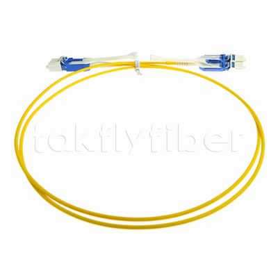 Uniboot Duplex Fiber Optic Patchcord 2,0 mm średnicy z G657A1 Fiber i LSZH Jacket LC PC Connector
