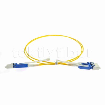 Uniboot Duplex Fiber Optic Patchcord 2,0 mm średnicy z G657A1 Fiber i LSZH Jacket LC PC Connector