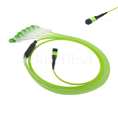 MPO MTP Męski / żeński kabel światłowodowy Kabel światłowodowy OM5 OM4 MPO