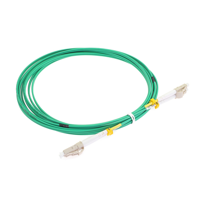 LC UPC Duplex OM3 LSZH Patch Cord Kabel światłowodowy Wielomodowy kolor zielony
