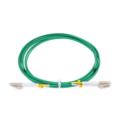 LC UPC Duplex OM3 LSZH Patch Cord Kabel światłowodowy Wielomodowy kolor zielony