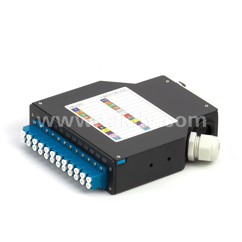 Aluminiowy DIN Rail Mounted LC/Sc Sx/Dx Fiber Optic Terminal Box z łatwą instalacją