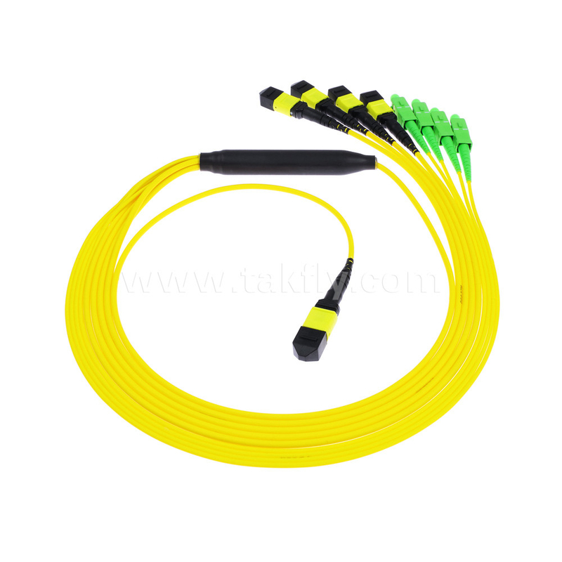 Opcjonalny MTP Trunk Cable MPO/MTP SC/LC/FC/ST/MPO Kabel światłowodowy do centrum danych
