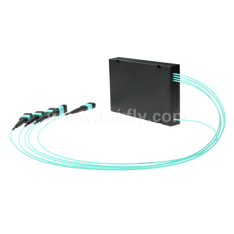 Kabel światłowodowy MPO/MTP SM/MM PLC Splitter 1x4 do centrum danych FTTX