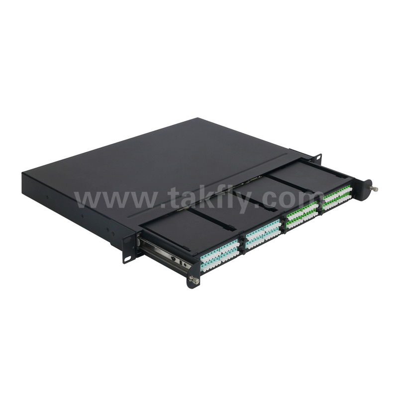 1U Rack Mount 24F MPO-LC MTP Panel patch wysokiej gęstości 96F dla centrum danych