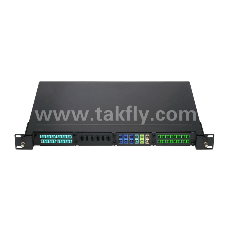 Włókno optyczne MPO Kaseta MTP Panel patch Aluminium Alloy Slidable Type Management For Data Center FTTX