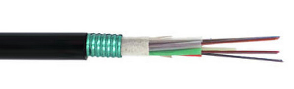 MDPE/HDPE GYTA 2-144F Kabel optyczny zewnętrzny z napędem stalowym