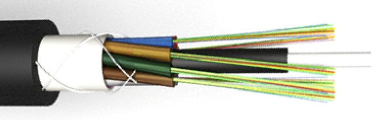 8.6MM GYFTY 2-30 rdzeni Kabel zewnętrzny z włóknem optycznym z taśmą blokującą wodę
