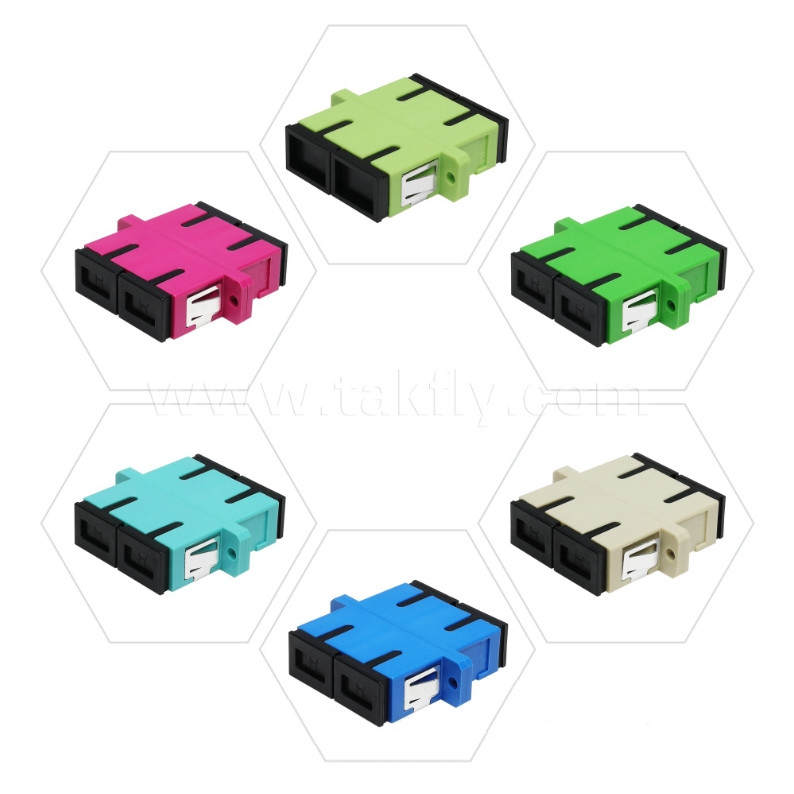 Dostosowalny adapter kablowy z włókna optycznego SC APC/UPC Simplex/Duplex dla centrum danych FTTH Multicore