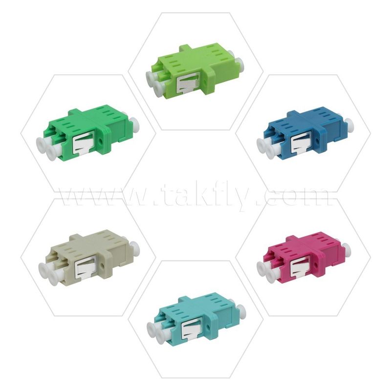 LC Adapter Cable Coupler APC/UPC SM/MM Simplex/Duplex/Quad/6 dróg/8 dróg Fiber Optic For Data Center FTTH