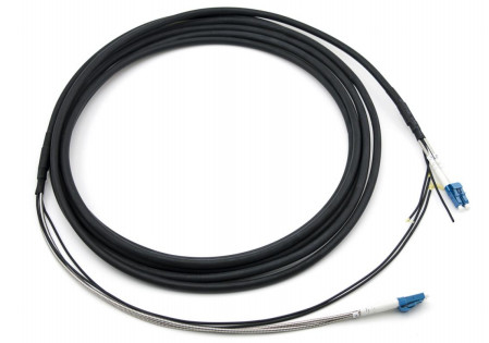 Wydział odnośników z odnośnikami LC-LC GYFJH 7.0mm LSZH Black 2Core Connector Typ -20C ≈ 70C Temperatura pracy