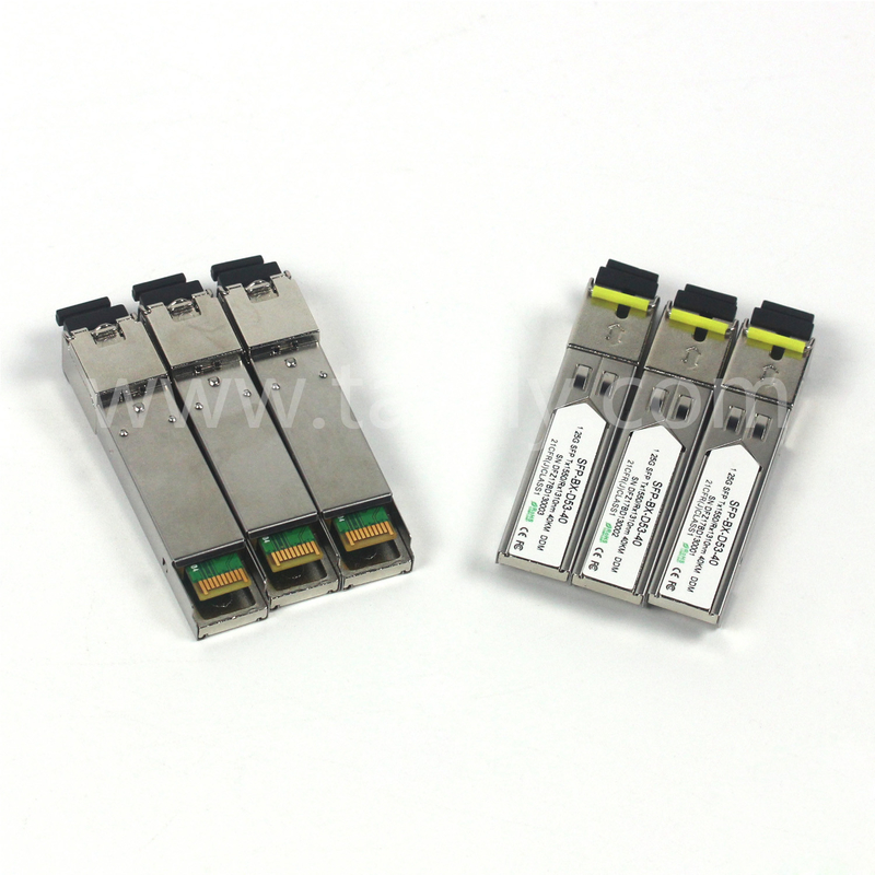 1.25G SFP BIDI Moduł nadajnika optycznego Tx1550/Rx1310nm 40KM SMF DDM LC CISCO JUNIPER HUAWEI KOMPATYBLNY