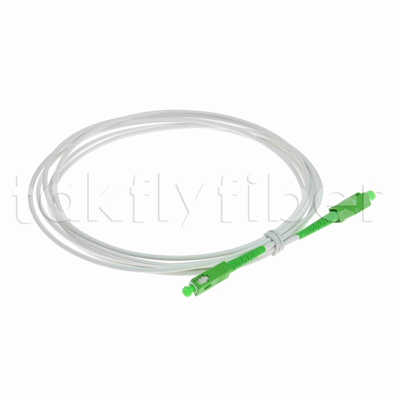 Odporny na gryzoni G657A2 SC APC Włókno optyczne Patchcord Włókno pancerne Patch Cable SM 3.0mm