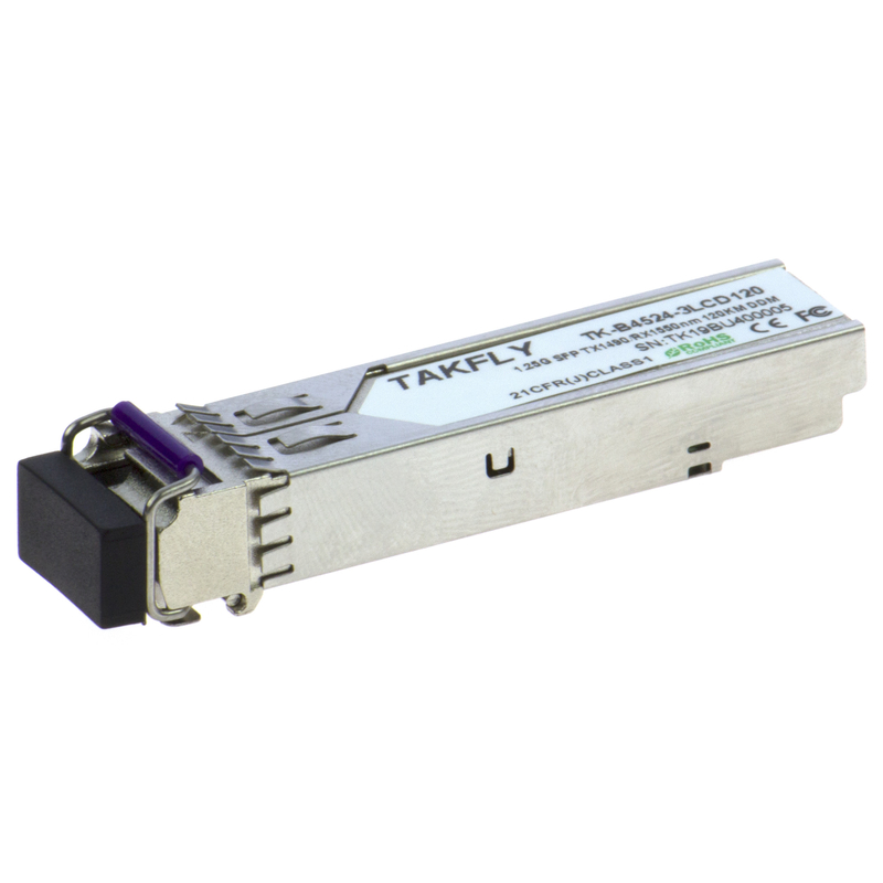 1.25G SFP BIDI Transceiver Tx1490/Rx1550nm 120KM SMF DDM LC CISCO JUNIPER HUAWEI Kompatybilny