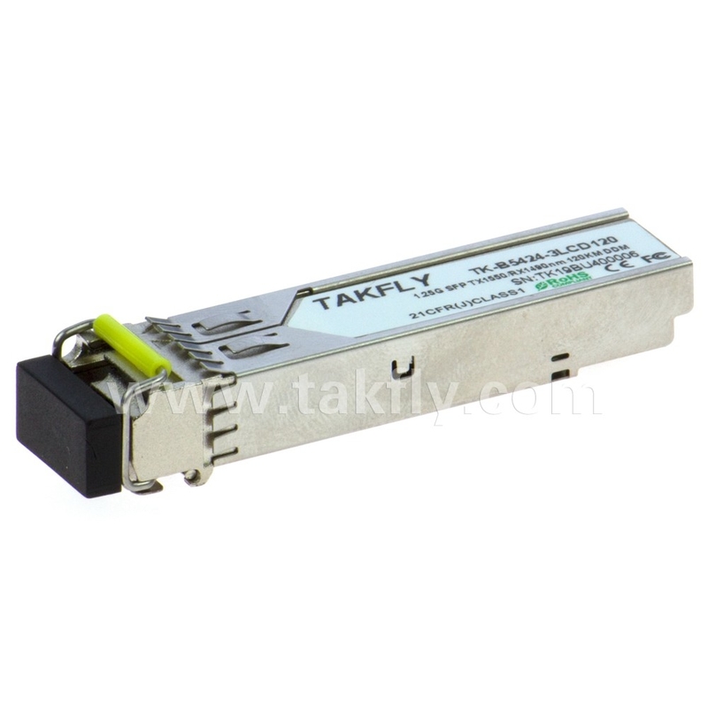 1.25G SFP BIDI OPTICAL TRANCEIVER MODULE Tx1550/Rx1490nm 120KM SMF DDM LC CISCO JUNIPER HUAWEI Kompatybilny