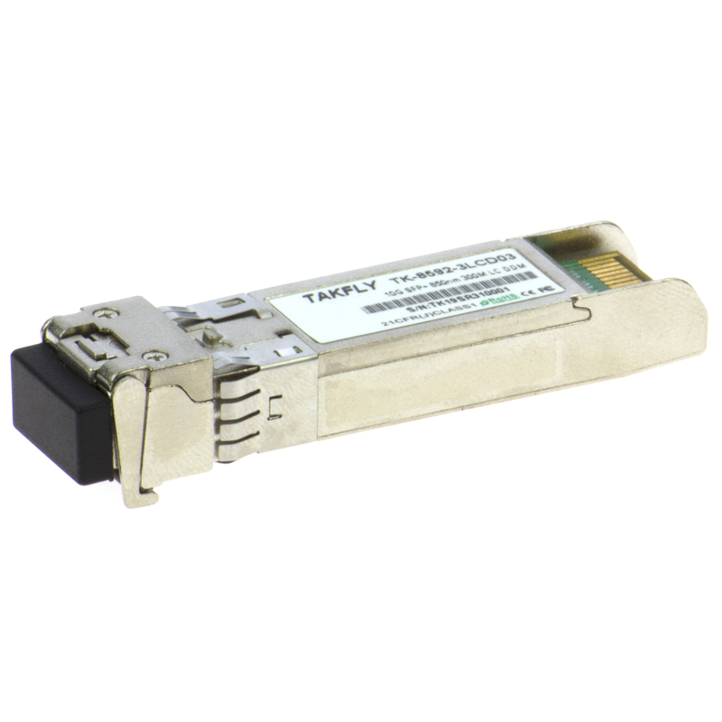 10GBASE-SR 10G SFP+ Moduł nadajnika optycznego 850nm 300m DDM Duplex LC/UPC MMF Cisco Juniper Huawei Kompatybilny