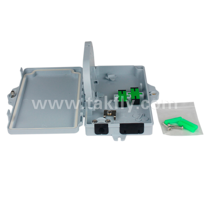 Telekomunikacja skręt abonenta FTTH Fiber Optic Termination Box 100*80*25 do szybkiego połączenia