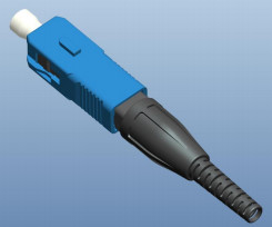 SC UPC/APC Typ Szybki łącznik światłowodowy Technika mechaniczna z wbudowaną pręcią włókna 125μm 652 657
