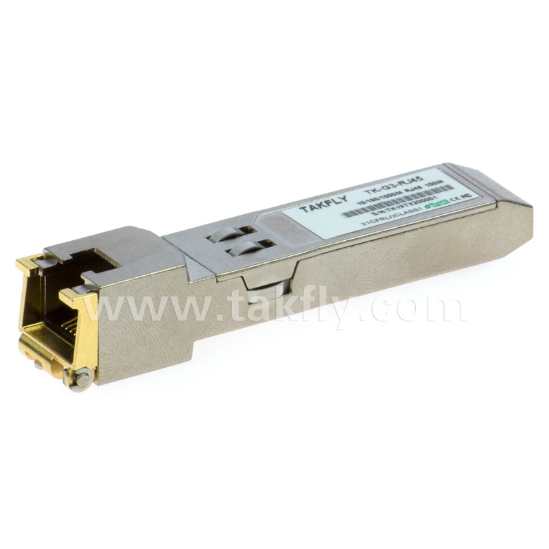 10/100BASE-T miedziany nadajnik SFP obsługujący przełącznik oparty na SFP100Base-FX porty z typem polerowania APC
