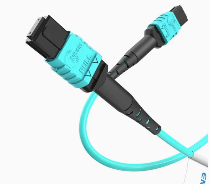 Kompatybilny z MTP kabl optyczny MPO do MPO dla Qsfp+Transceiverów łączności 5g typu B