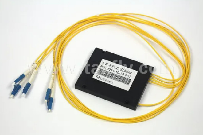 Kompaktowy Gpon Epon 1X4 SC APC ABS FTTX Fiber Optic PLC Splitter z tolerancją temperatury -40- 85C