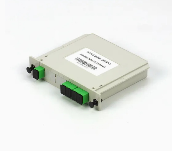 1x4 FTTX Gpon Fiber Casette Typ LGX PLC Splitter z łącznikiem Sc/APC Wysoka niezawodność i stabilność