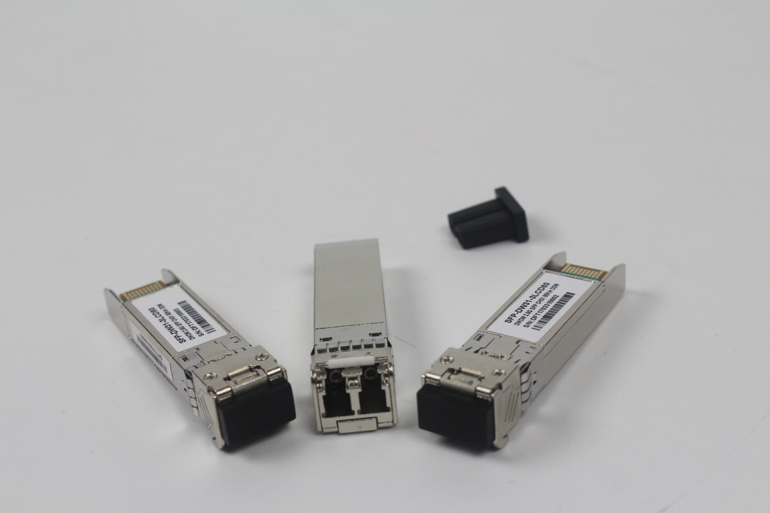 10Gbps DWDM 40KM 50GHz SFP Nadajnik-Odbiornik 2mm Kabel 1310nm Długość Fali dla Sieci Długodystansowych