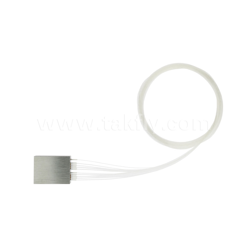 Przemysłowy typ 16CH Ultra Compact DWDM Mux Demux, 100GHz C18-C48, Wysoka dokładność długości fali, jednostronne wyjście światłowodowe