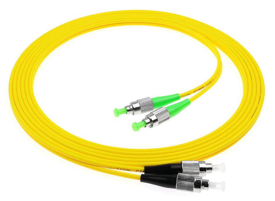 FC-FC Duplex Fiber Optic Patch Cord LSZH/PVC SM/MM