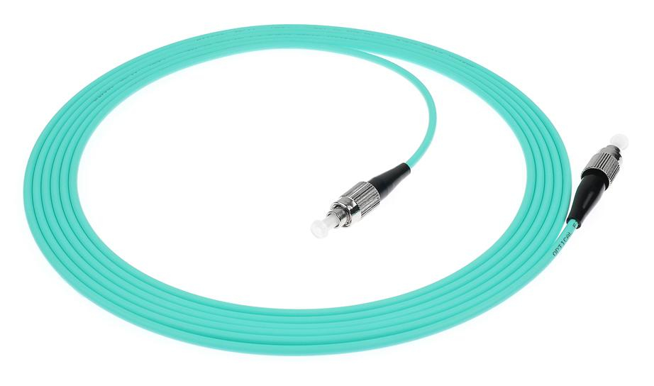 FC-FC Simplex Fiber Optic Patch Cord LSZH/PVC SM/MM