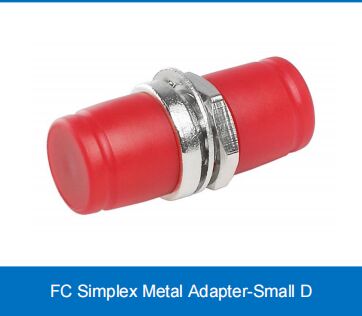Adapter metalowy FC Simplex, mały, typ D SM/MM, 0,2 dB, FTTH