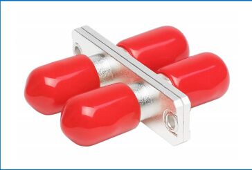 ST Duplex Metal Adapter-prostokąt Typ SM/MM Niski IL 0,2dB