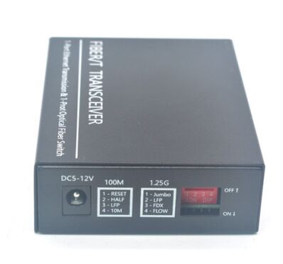 SC Simplex/Duplex 10/100/1000Base-TX na 1000Base-FX Konwerter światłowodowy z LFP