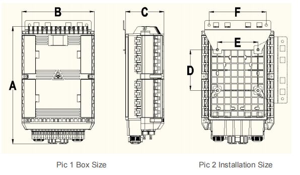 FTKS-1708-24C-16F Skrzynka przyłączeniowa światłowodu dla systemu sieci komunikacyjnej FTTx z Chin