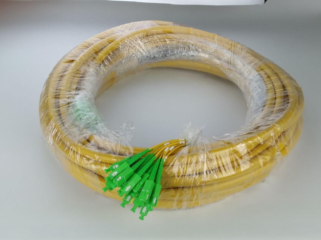 SC-LC 12F Światłowodowy kabel krosowy o średnicy kabla 12,5 mm (jednostka podrzędna światłowodu 2,0 mm)