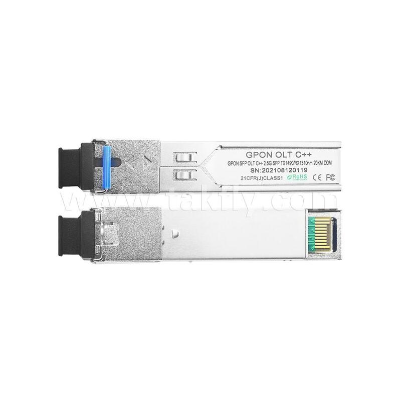 SFP Optical Transceiver Module GPON OLT Class C++ dla centrów danych FTTH FTTX