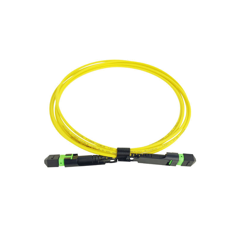 Elite Low IL MPO MTP Fiber Connector with Pull Tab Fiber Optical Breakout Cable Fiber Optic Patchcord/Optical Fiber Patch Cable/Optical Fiber Trunk Cable/Optic Fiber Fanout Cable for High Density